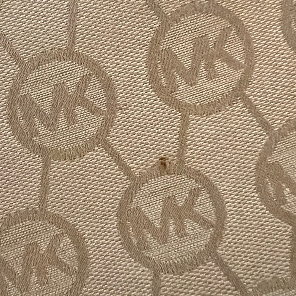 Michael Kors Beige and Brown Logo Crossbody Bag - Picture 3 of 5